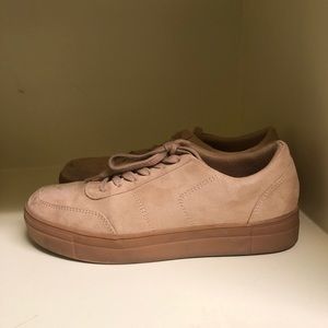 aldo suede brown sneakers
